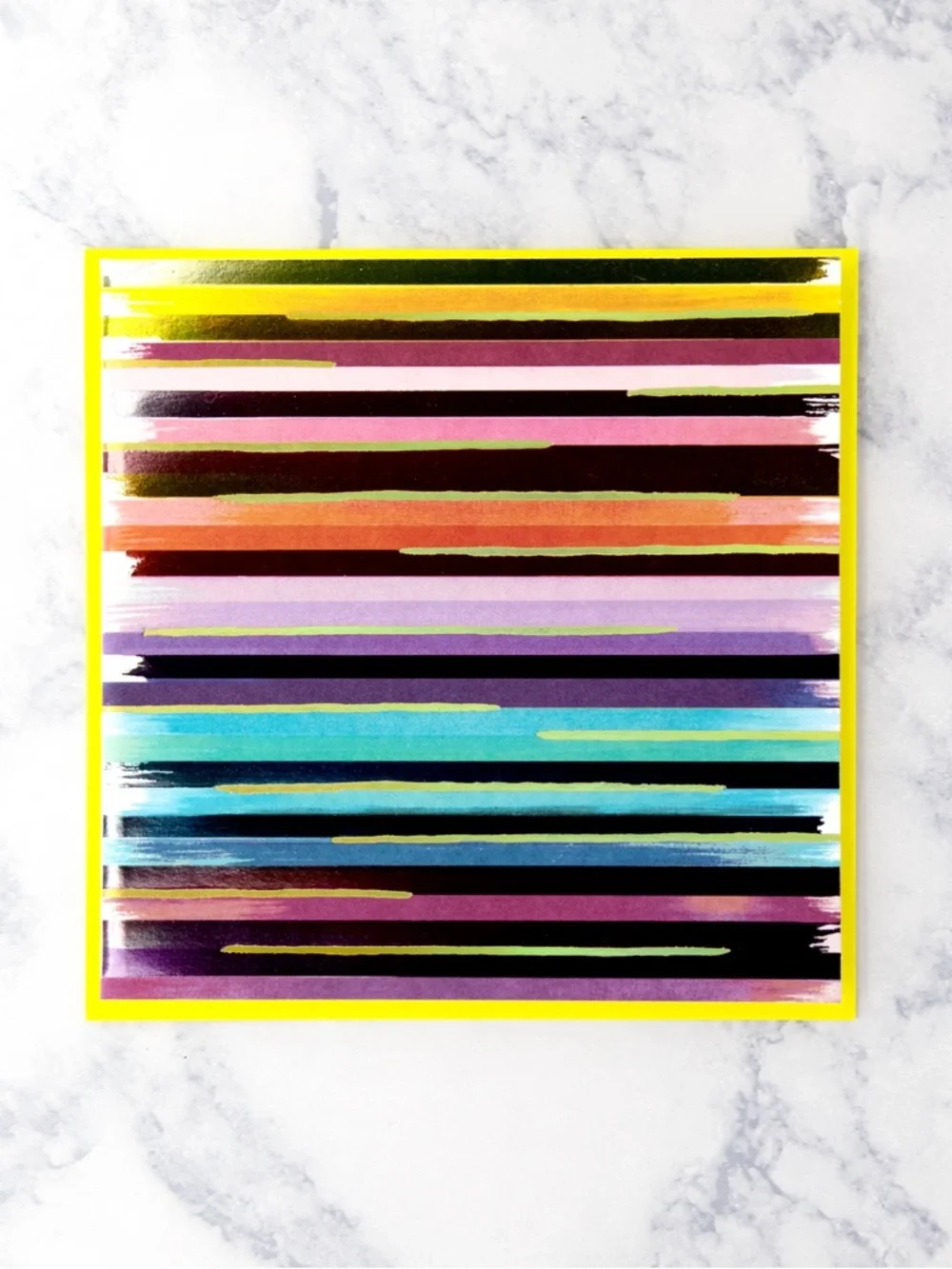 🆕Papyrus Colorful Brushstrokes Greeting Card